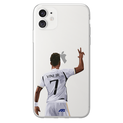 Vinicius Jr phone case Real Madrid CF La Liga clear phone case for smartphone