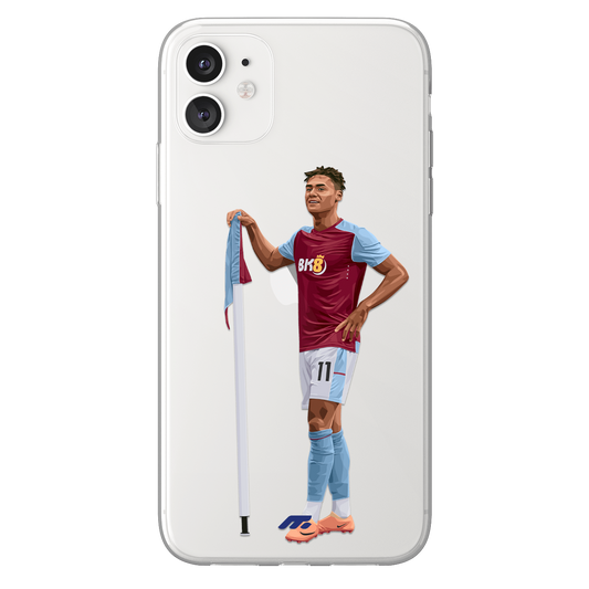 Ollie Watkins phone case Aston Villa Premier League clear phone case for smartphone