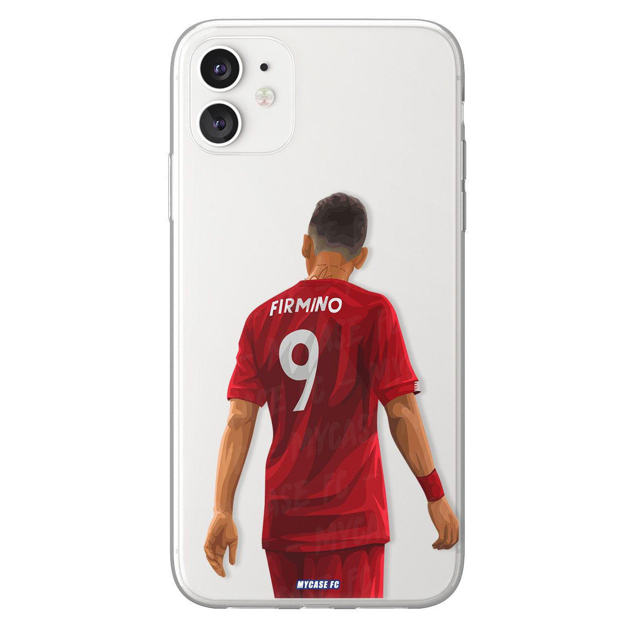 Roberto Firmino phone case Liverpool Football Club Premier League clear phone case for smartphone