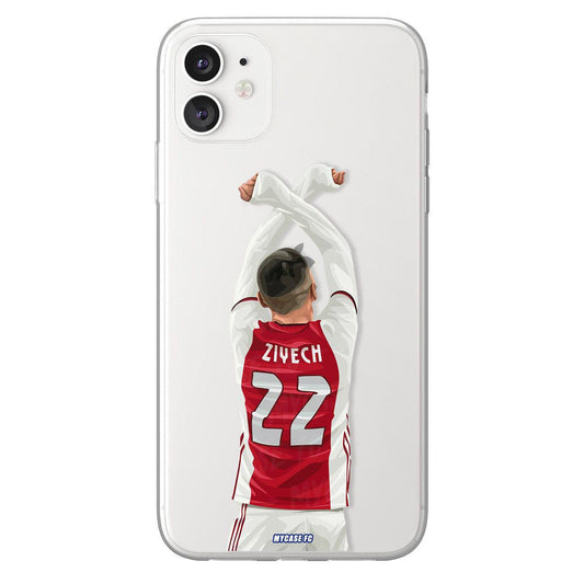 Hakim Ziyech phone case Ajax Amsterdam Eredivisie clear phone case for smartphone