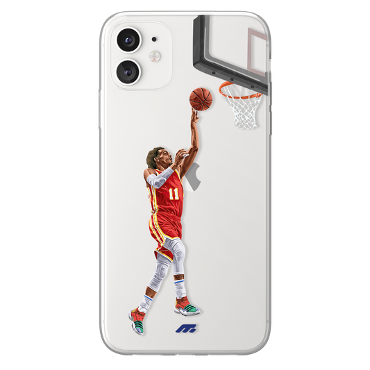 Trae Young phone case Atlanta Hawks NBA clear phone case for smartphone