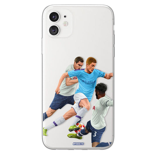 Kevin De Bruyne phone case Manchester City Premier League clear phone case for smartphone
