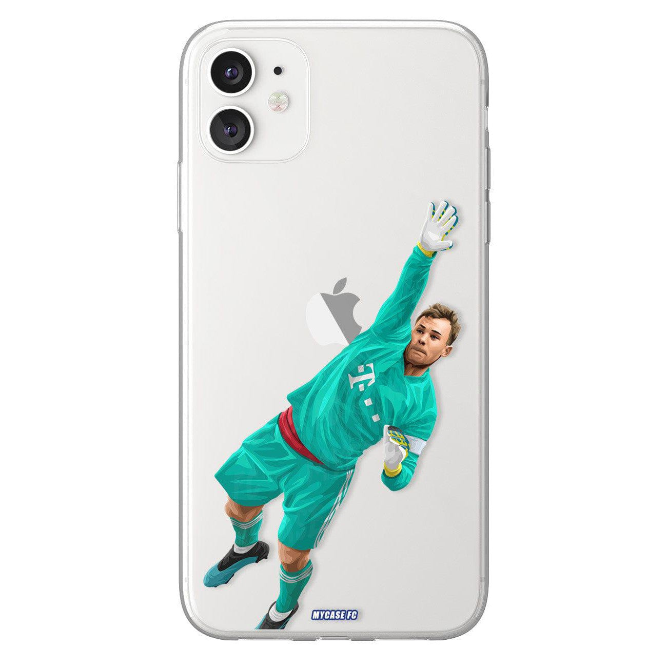 Manuel Neuer phone case Bayern Munich Bundesliga clear phone case for smartphone