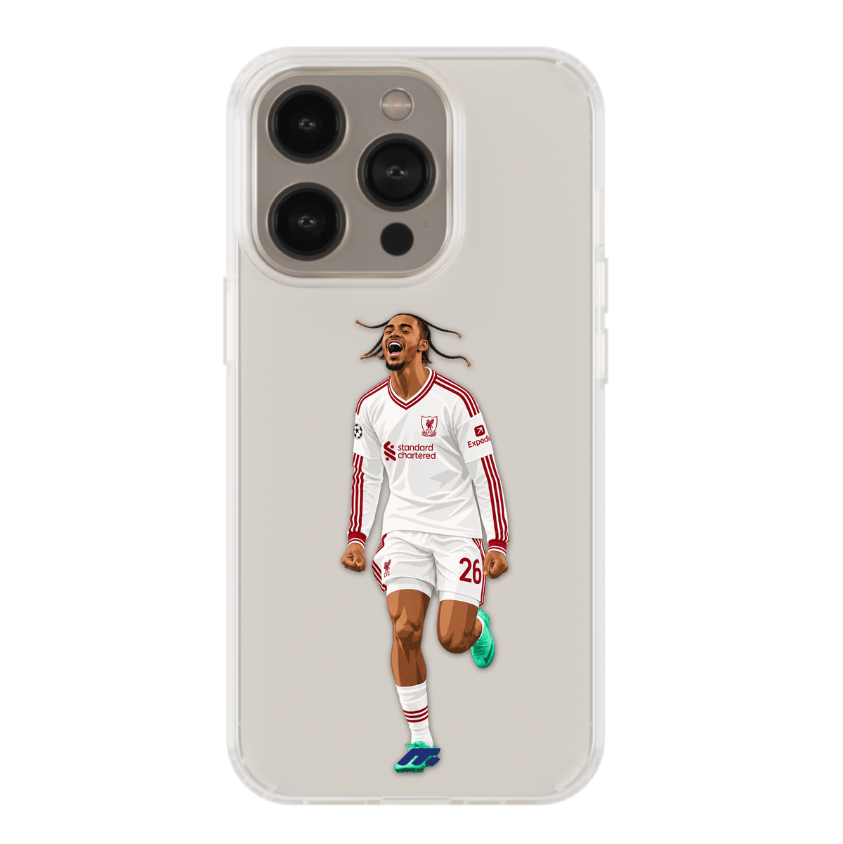 Bradley Barcola phone case Liverpool FC