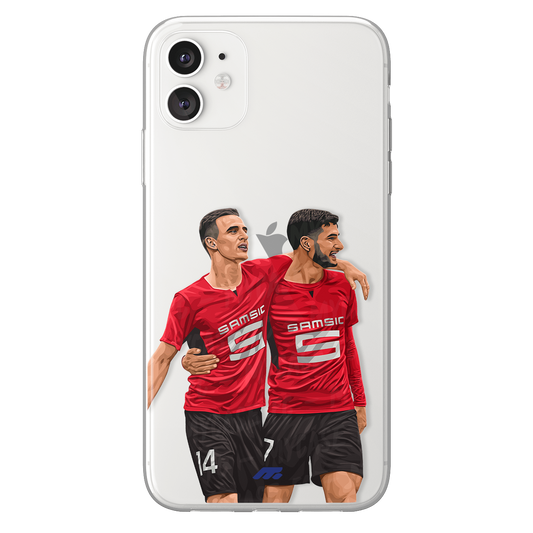 Les rennais phone case Stade Rennais Football Club Ligue 1 clear phone case for smartphone