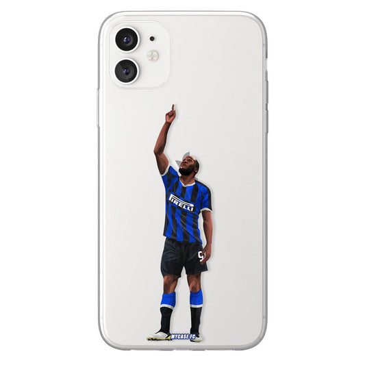 Romelu Lukaku phone case Internazionale Milano Serie A clear phone case for smartphone