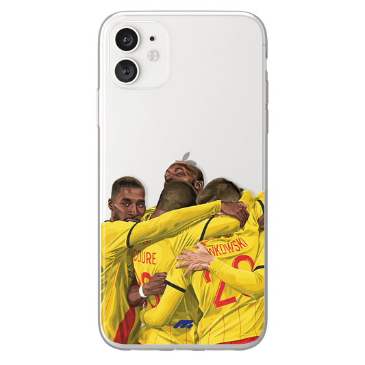 Les Sang & Or phone case Racing Club de Lens Ligue 1 clear phone case for smartphone