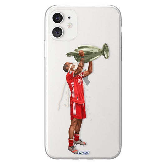 Thiago Alcantara phone case Bayern Munich Bundesliga clear phone case for smartphone