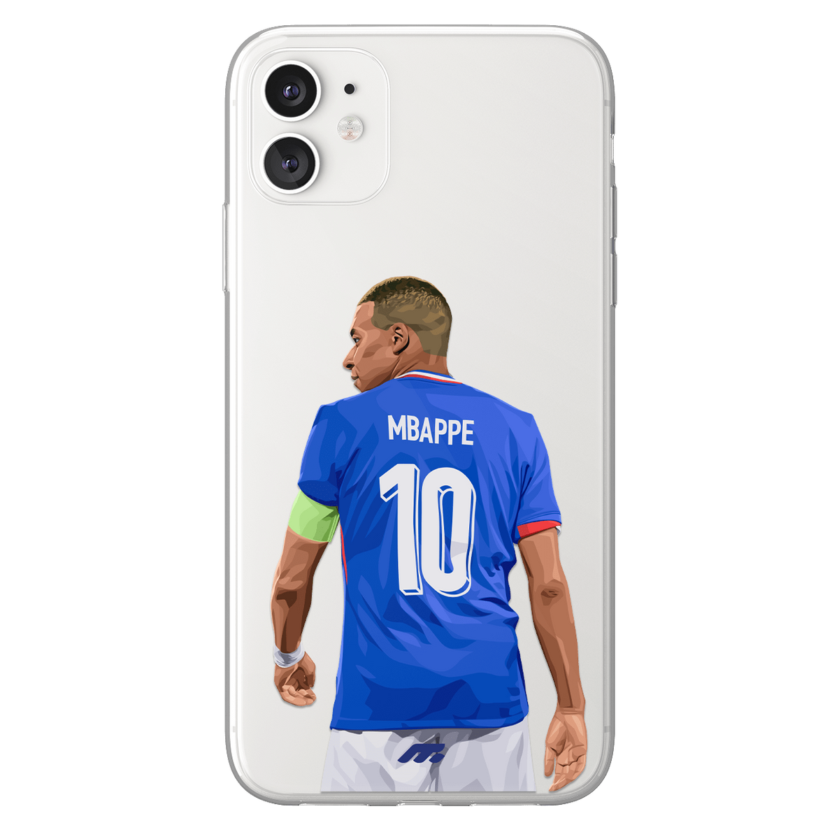 Kylian Mbappé phone case Equipe de France International football clear phone case for smartphone