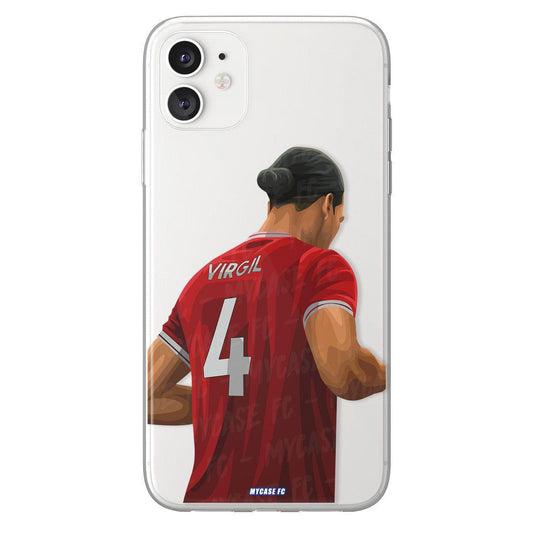 Virgil Van Dijk phone case Liverpool Football Club Premier League clear phone case for smartphone