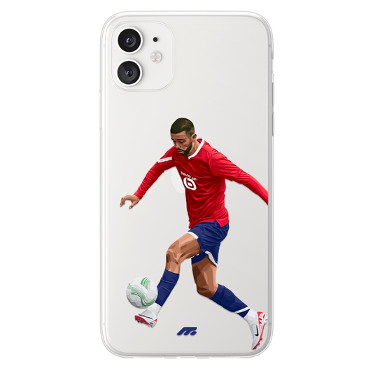 Edon Zhegrova phone case Lille OSC Ligue 1 clear phone case for smartphone